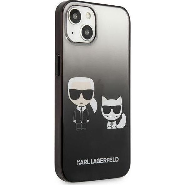 Karl Lagerfeld Karl Lagerfeld KLHCP13STGKCK iPhone 13 mini 5,4" hardcase czarny/black Gradient Ikonik Karl & Choupette