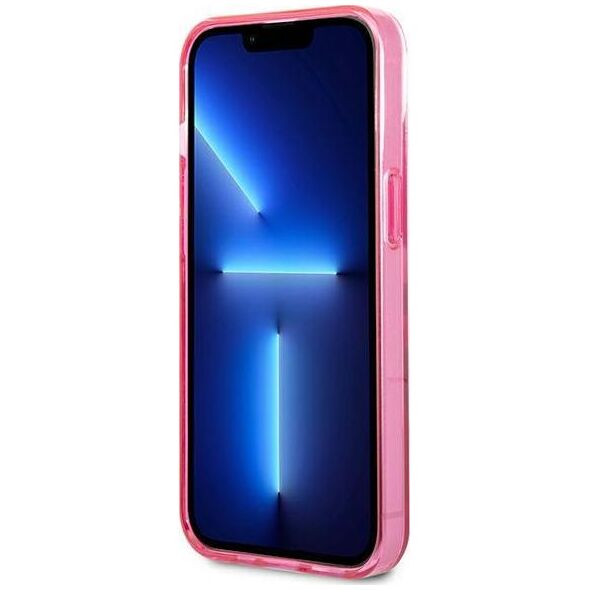 Karl Lagerfeld Karl Lagerfeld KLHCP13STGKCP iPhone 13 mini 5,4" hardcase różowy/pink Gradient Ikonik Karl & Choupette