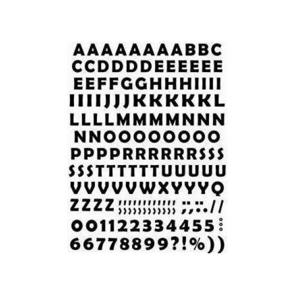 FANDY Naklejki papierowe ABC