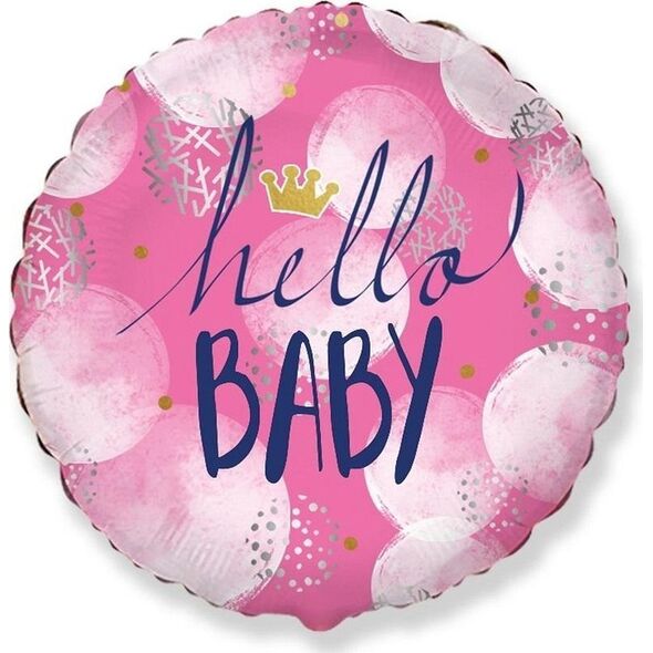 GoDan Balon foliowy Hello Baby Girl FX 46cm