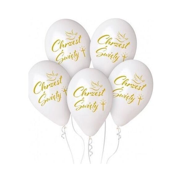 GoDan Balony premium hel Chrzest 33cm 5szt