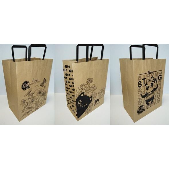 Fresh Torebka Kraft 250x345 L pionowa mix FRESH