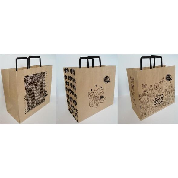 Fresh Torebka Kraft 320x300 L pozioma mix FRESH