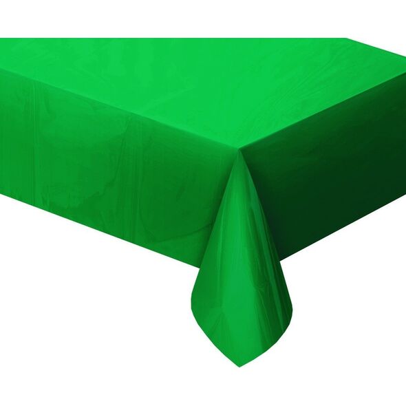 GoDan Obrus foliowy, metaliczny zirelony 137x183cm