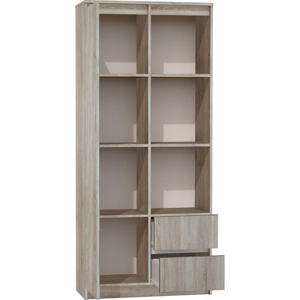 Topeshop REGAŁ RS-80 BILY - DĄB SONOMA
