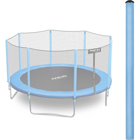 Neo-Sport Słupek górny do trampoliny z siatką zewnętrzną 8-15 ft niebieski Neo-Sport