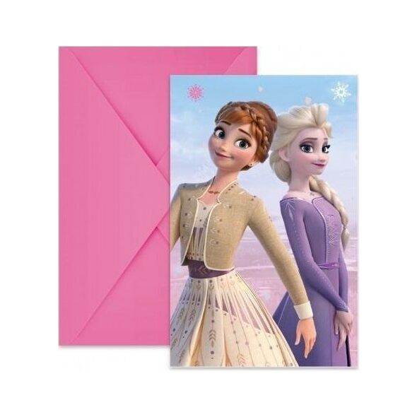 GoDan Zaproszenia Frozen 2 6szt.