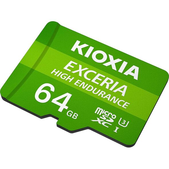 Karta Kioxia Exceria High Endurance MicroSDXC 64 GB Class 10 UHS-I/U3 A1 V30 (LMHE1G064GG2)