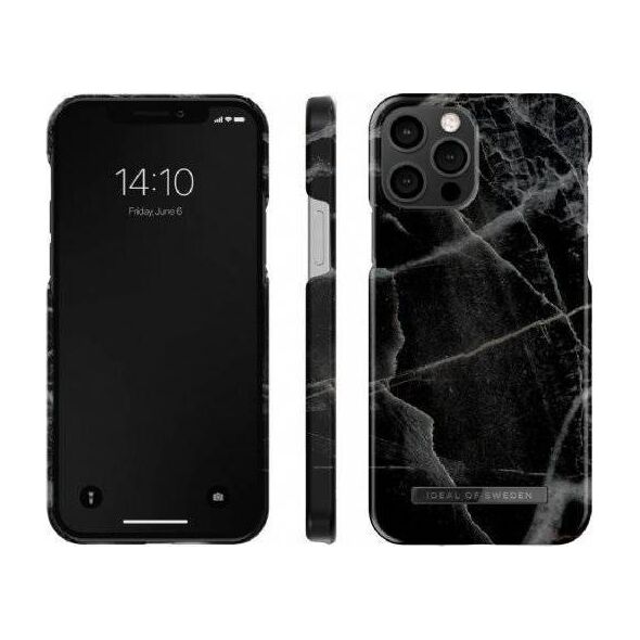 iDeal Of Sweden IDEAL OF SWEDEN IDFCAW 21-I2061-358 IPHONE 12/12 PRO CASE BLACK THUNDER MARBLE
