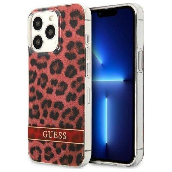 Guess Guess GUHCP13LHSLEOR iPhone 13 Pro / 13 6,1" czerwony/red hardcase Leopard