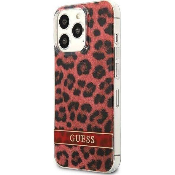 Guess Guess GUHCP13LHSLEOR iPhone 13 Pro / 13 6,1" czerwony/red hardcase Leopard