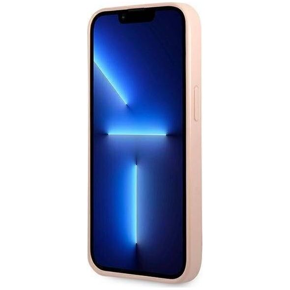 Guess Guess GUHCP13SPSATLP iPhone 13 mini 5,4" różowy/pink hardcase SaffianoTriangle Logo