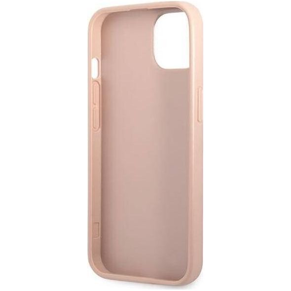Guess Guess GUHCP13SPSATLP iPhone 13 mini 5,4" różowy/pink hardcase SaffianoTriangle Logo