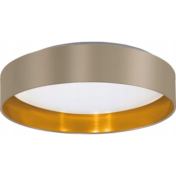 Lampa sufitowa EGLO Eglo Maserlo 2 99541 plafon lampa sufitowa 1x24W LED popielaty/złoty