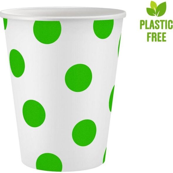 GoDan Kubeczki papierowe Groszki pistacjowe 250ml 6szt.