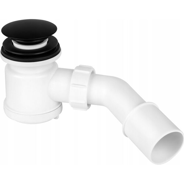 Syfon Mc Alpine SYFON BRODZIK KLIK-KLAK 50MM CZARNY MAT MOSIADZ