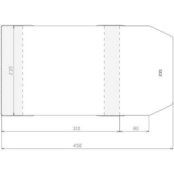 Sztapel Okładka regulowana 235x390mm (50szt)
