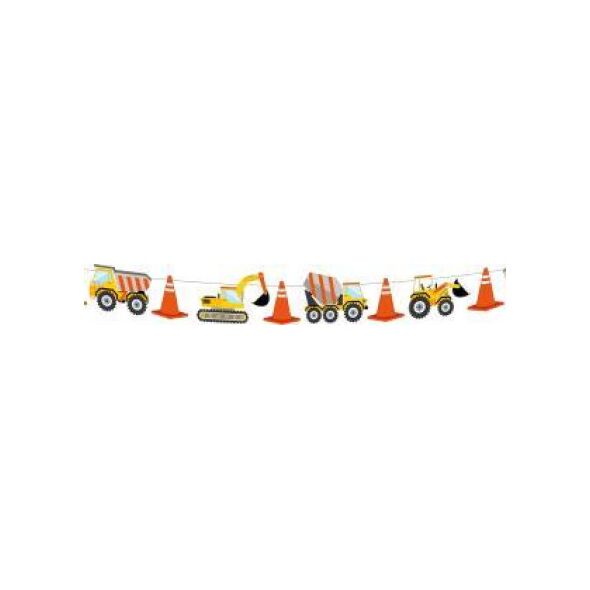 GoDan Girlanda papierowa Plac Budowy 360 cm