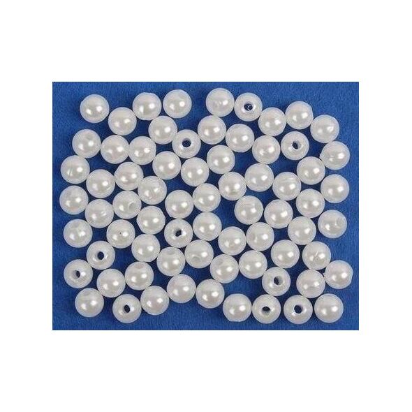 FANDY Koraliki 5 mm białe (40g)
