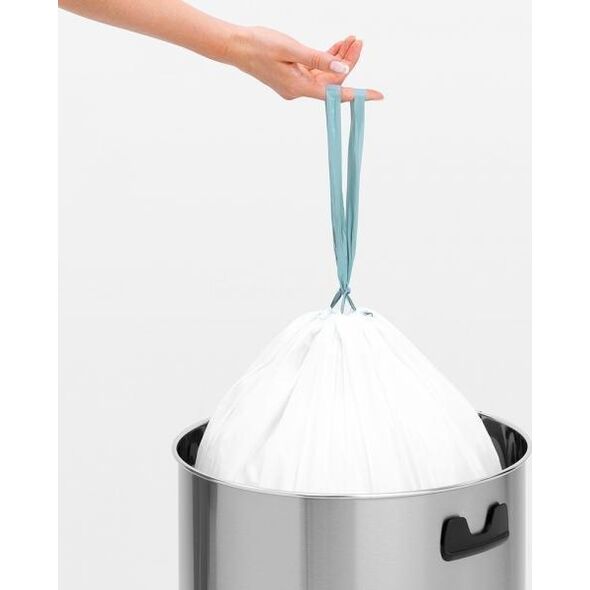 Kosz na śmieci Brabantia Kosz szafkowy De Luxe 15l biały - Brabantia