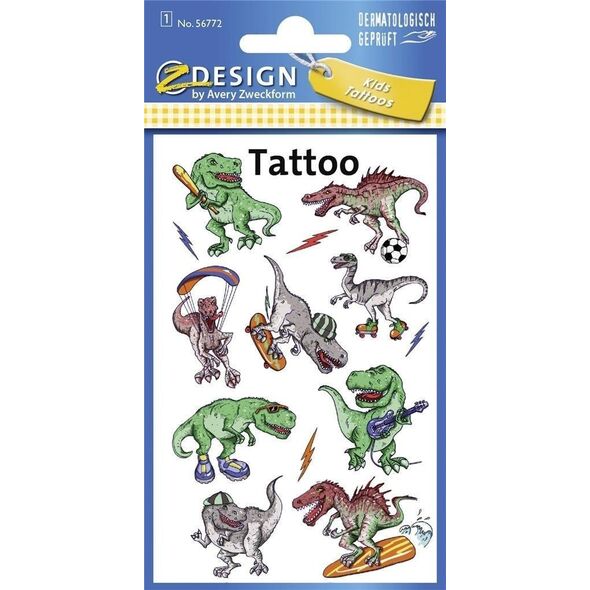 Zdesign Tatuaże dla dzieci - Dinozaury