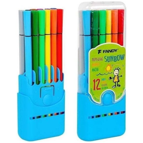 FANDY Marker Sunbow 12 kolorów