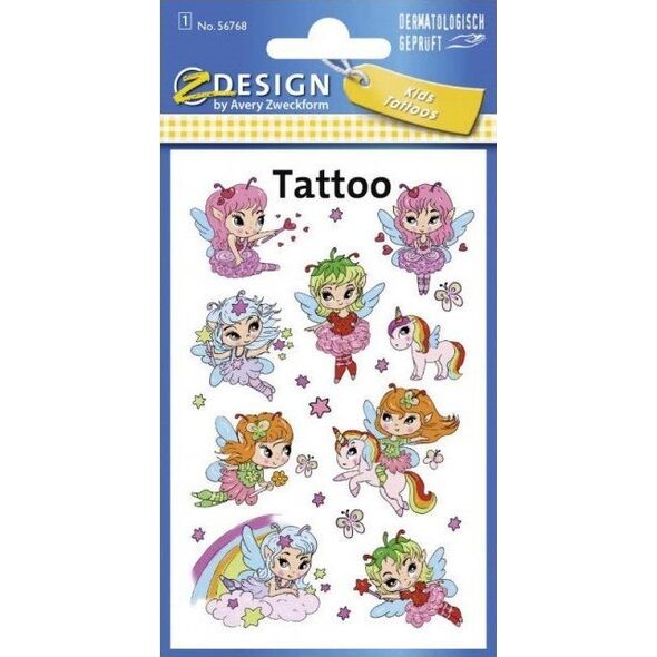 Zdesign Tatuaże dla dzieci - Wróżki