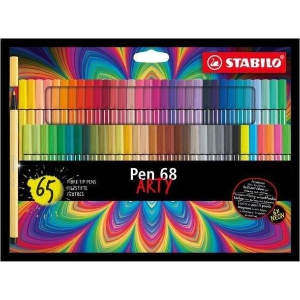 Stabilo Flamaster STABILO Pen 68 etui kartonowe 65 szt. ARTY 6865/1-20