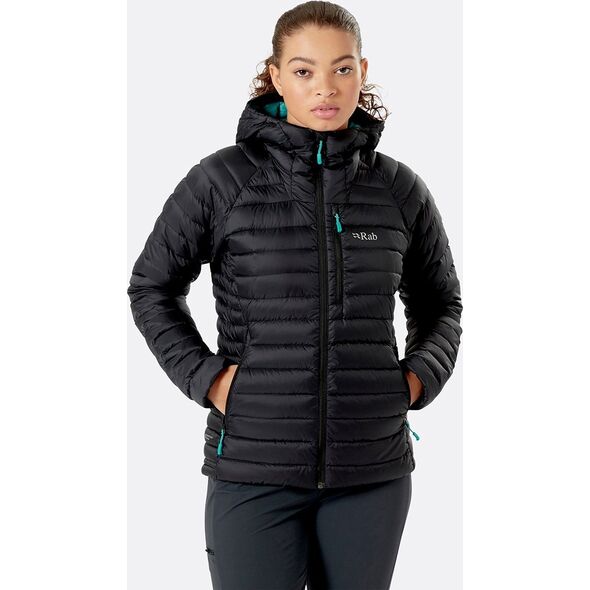 Rab Kurtka damska Microlight Alpine Jacket Wmns Black r. S (QDB-13)