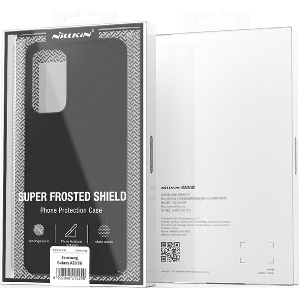 Nillkin Etui Nillkin Frosted do Samsung Galaxy A33 5G (Czarne) uniwersalny