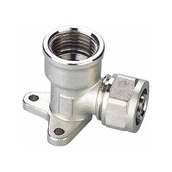 KOLANO PEX-AL-PEX CHROM Z ŁAPKAMI-1/2*16