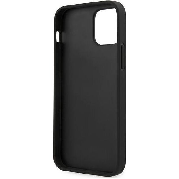 Guess Guess GUHCP12MG4GFGR iPhone 12 / 12 Pro 6,1" szary/grey hard case 4G Metal Gold Logo