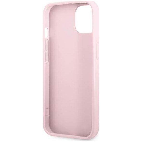 Guess Guess GUHCP13SPSASBPU iPhone 13 mini 5,4" fioletowy/purple Saffiano Hot Stamp & Metal Logo