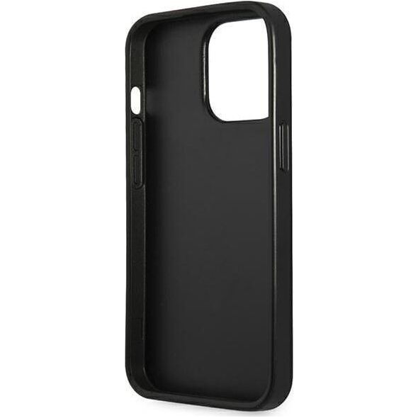Guess Guess GUHCP13XPSATLG iPhone 13 Pro Max 6,7" srebrny/silver hardcase SaffianoTriangle Logo