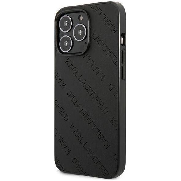 Karl Lagerfeld Karl Lagerfeld KLHCP13LPTLK iPhone 13 Pro / 13 6,1" hardcase czarny/black Perforated Allover
