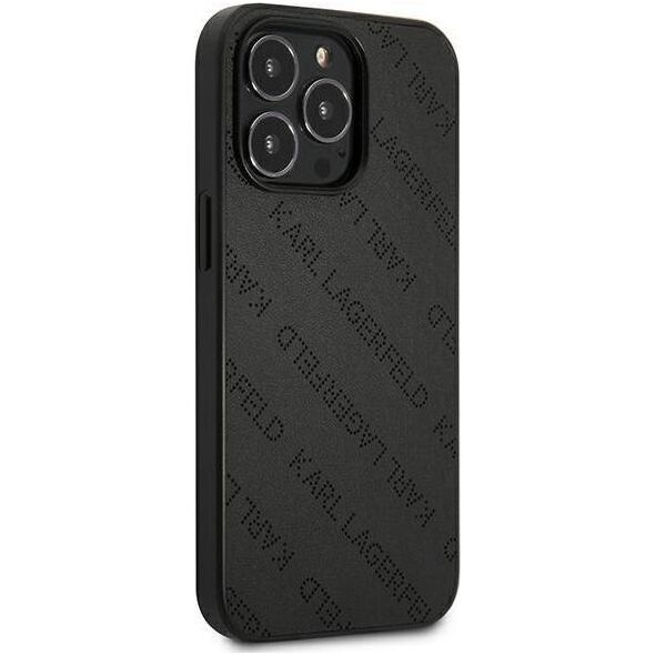 Karl Lagerfeld Karl Lagerfeld KLHCP13LPTLK iPhone 13 Pro / 13 6,1" hardcase czarny/black Perforated Allover