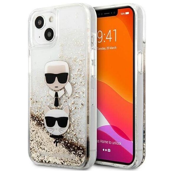 Karl Lagerfeld Karl Lagerfeld KLHCP13MMNMP1P iPhone 13 6,1" hardcase różowy/pink Monogram Plaque
