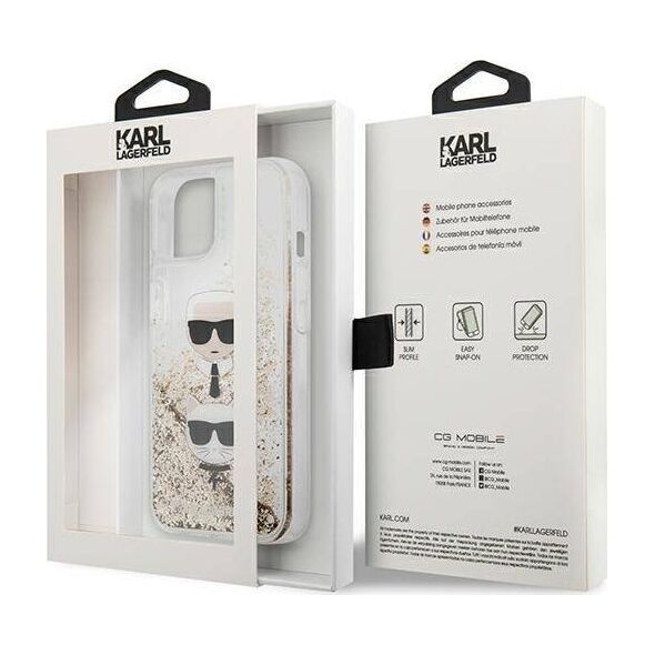 Karl Lagerfeld Karl Lagerfeld KLHCP13MMNMP1P iPhone 13 6,1" hardcase różowy/pink Monogram Plaque
