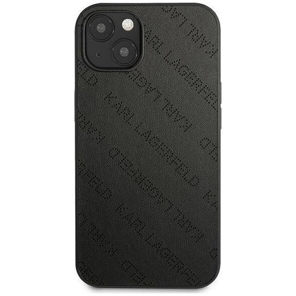 Karl Lagerfeld Karl Lagerfeld KLHCP13SPTLK iPhone 13 mini 5,4" hardcase czarny/black Perforated Allover