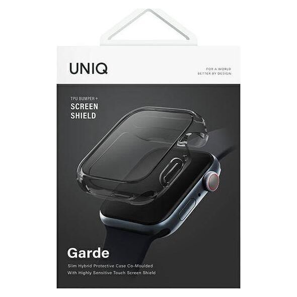 Uniq UNIQ etui Garde Apple Watch Series 7 41mm. szary/smoked grey