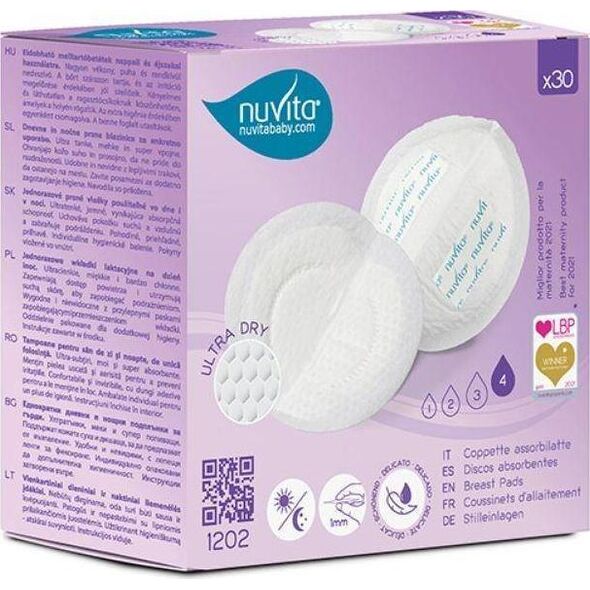 Nuvita Nuvita, Wkładki laktacyjne dzień/noc, 30 szt.