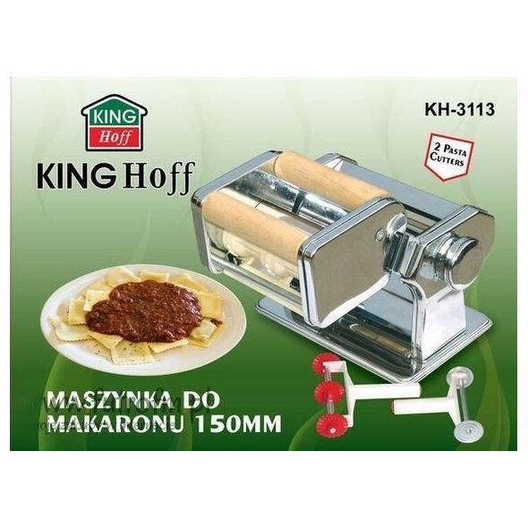 Maszynka do makaronu KingHoff 5W1 Do Ciasta, Makaronu, Ravioli I Pierogów (KH-3113-B)
