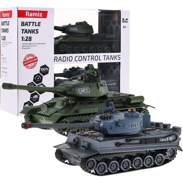 DWM BITWA CZOŁGÓW TIGER VS T-34 1:28