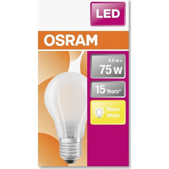 Osram Żarówka LED OSRAM, E27, 8 W, 2700 K, 1 szt.