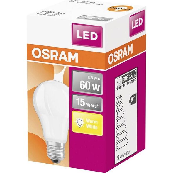 Osram Żarówka LED OSRAM, E27, 8.50W, 2700K
