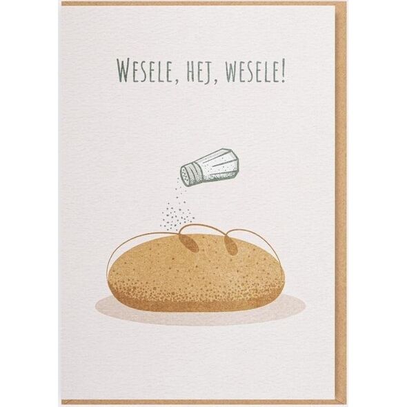 Nadwyraz.com Karnet Ślub - Wesele, hej, wesele!