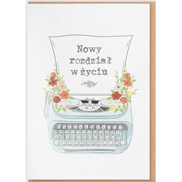 Nadwyraz.com Karnet Ślub - Nowy rozdział życia