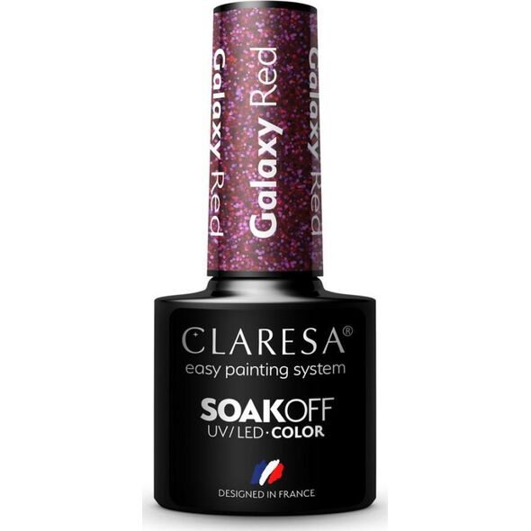 Claresa CLARESA Lakier hybrydowy Galaxy Red 5g