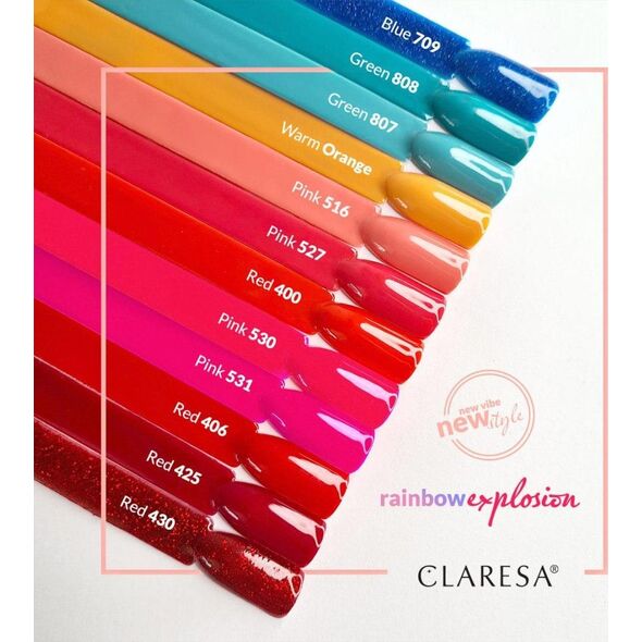 Claresa CLARESA Lakier hybrydowy PINK 530 -5g
