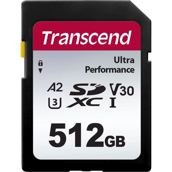 Karta Transcend 340S SDXC 512 GB Class 10 UHS-I/U3 A2 V30 (TS512GSDC340S)